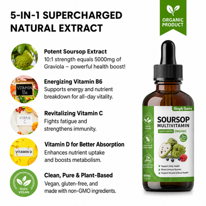 100% Pure Organic Soursop Extract